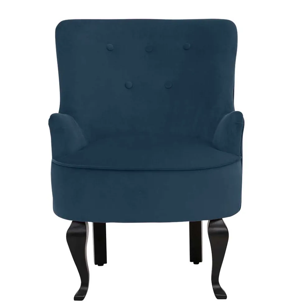 Vintage Polstersessel & Hocker - Akper (zweiteilig)