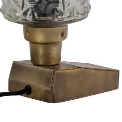 Vintage Tischleuchten aus Strukturglas - Acristodad (2er Set)