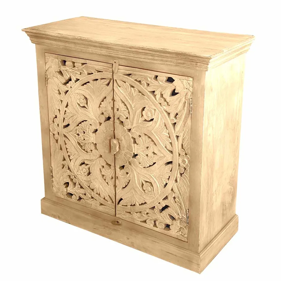 Vintage Türen Kommode mit floralem Ornament - Runiasa