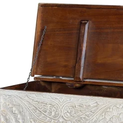 Vintage Truhe mit Ornament Schnitzereien - Natali