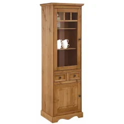 Vitrine aus Kiefer gebeizt & geölt - Horedion