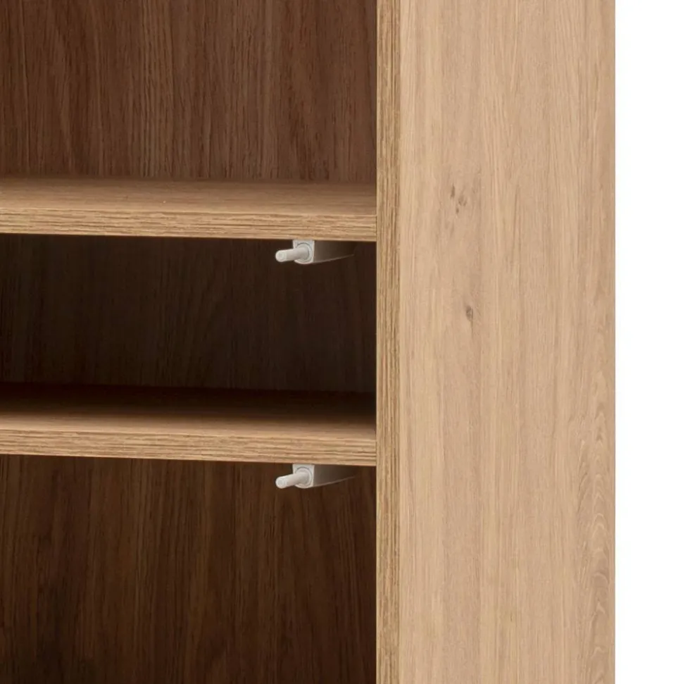 Vitrine in Eiche Stone Holzoptik - Jaskin