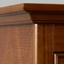 Vitrine in Walnuss Braun - Istefanio