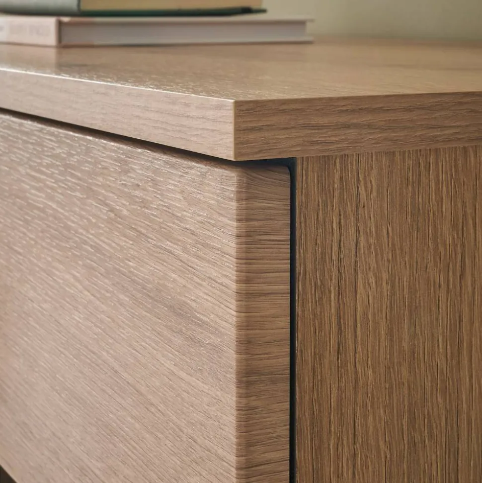 Vitrinenkombination und Wandboard Set - Brocus (vierteilig)