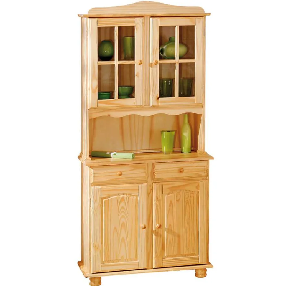 Vitrinenschrank Nabrosia im Landhausstil