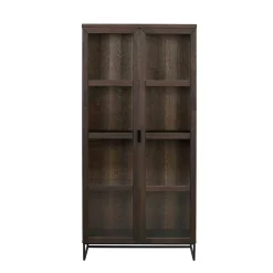 Vtrinenschrank aus braunem Eichenholz - Pipo