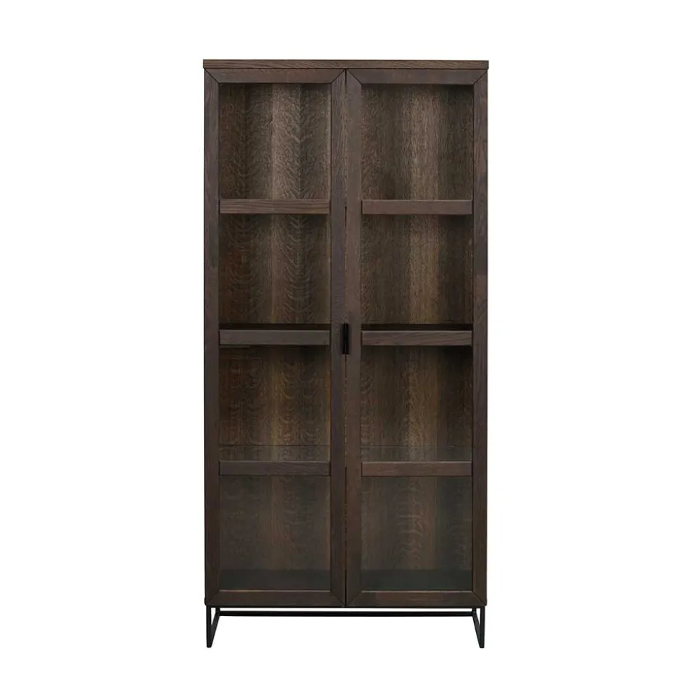 Vtrinenschrank aus braunem Eichenholz - Pipo