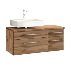 Wand Badmöbel-Set in Holz - Userina I (dreiteilig)