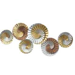 Wand Dekoration aus Metall Kreisen - Enegal