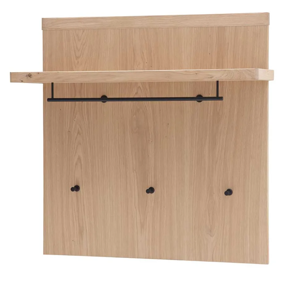 Wand Hängegarderobe in Eiche Bianco - Arkadiuz