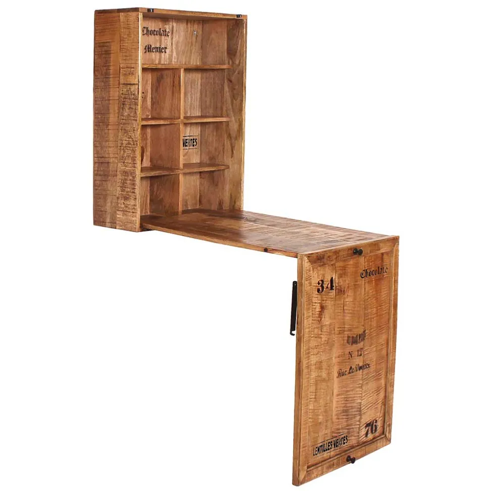 Wand Klapptisch & Hocker Set - Indri (dreiteilig)