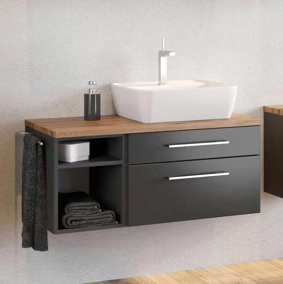 Wand Waschbecken Unterschrank 90x41 cm - Estregos