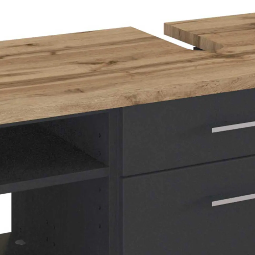 Wand Waschbecken Unterschrank 90x41 cm - Estregos