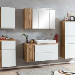 Wand Waschbeckenschrank mit Aufsatzbecken - Eight