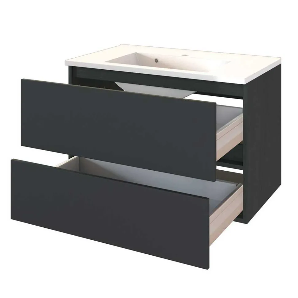 Wand Waschplatz mit 2 Schubladen - Cathyl