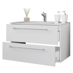 Wand Waschtisch-Konsole in Weiß - Ipsum