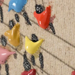 Wandbild mit Brücke und Menschen - Tulcea