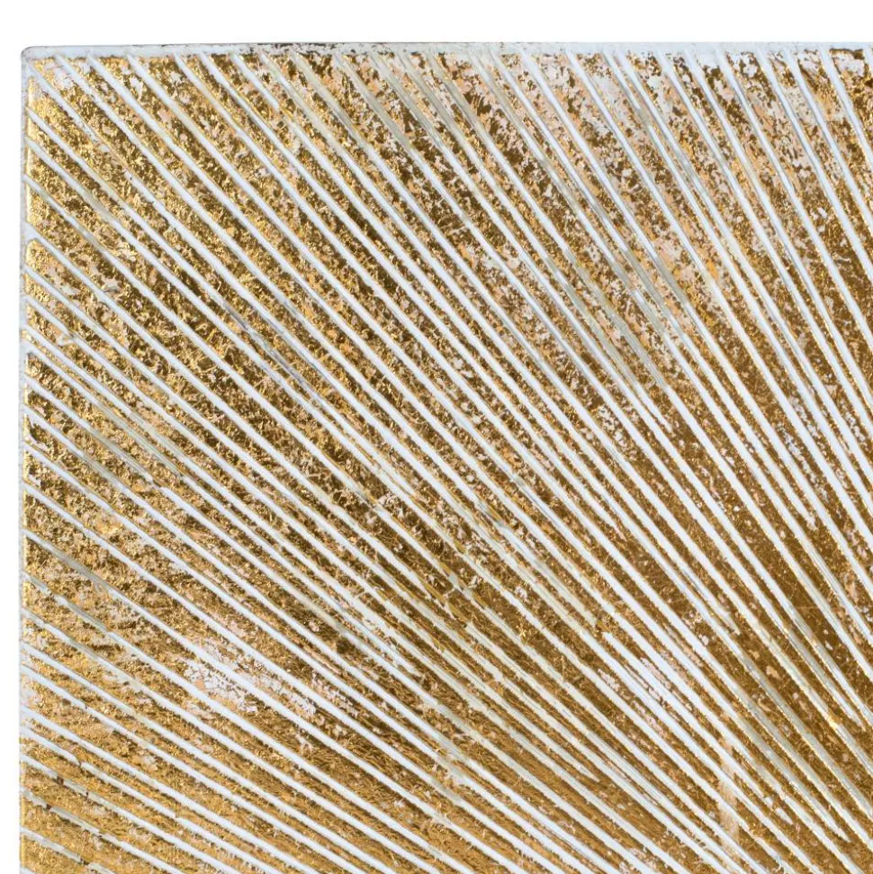 Wandbild-Paneel in Goldfarben - Senore