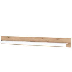 Wandboard in Eiche Natur und Mattweiß - Adejano