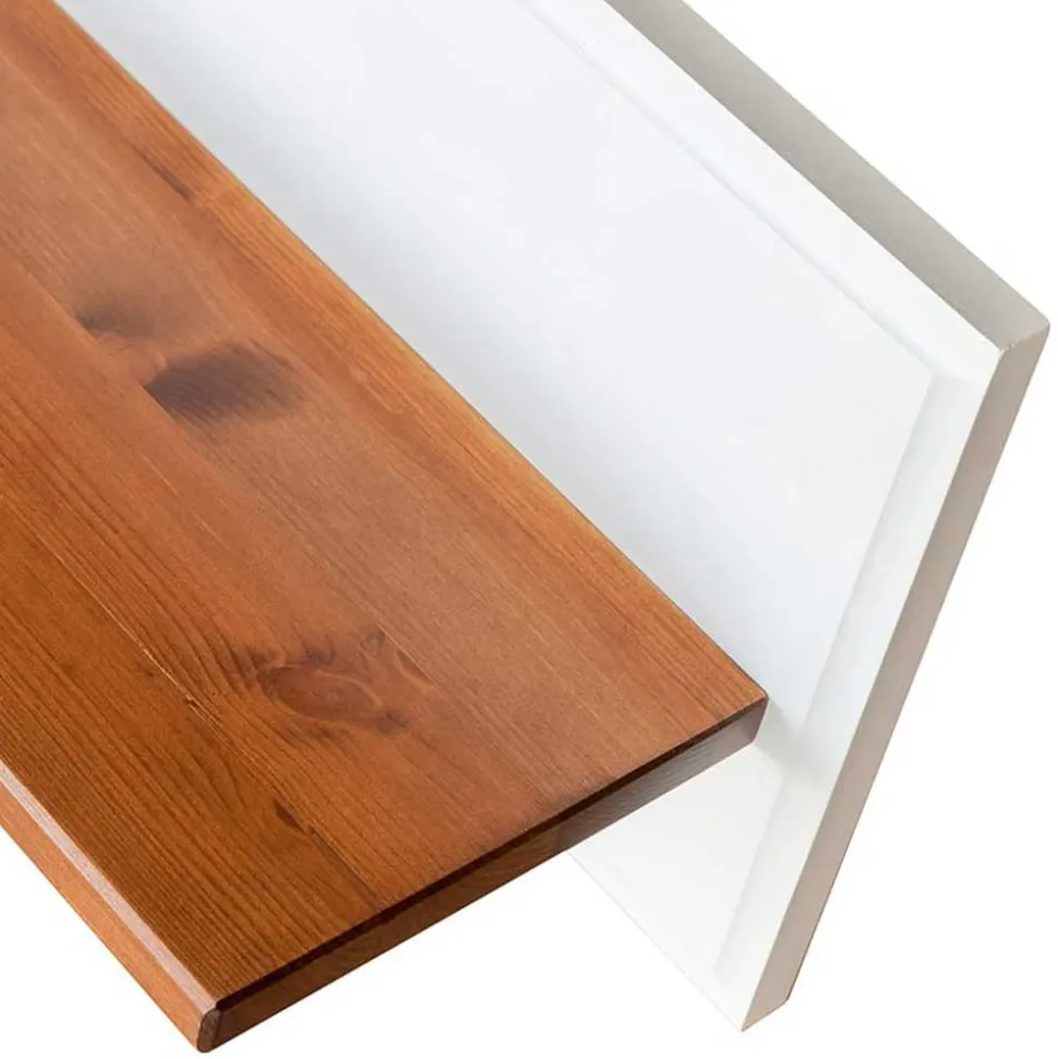 Wandboard in Weiß und Kiefer - Varicano