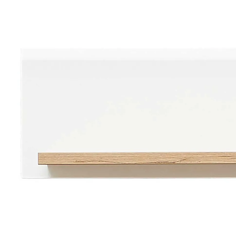 Wandboard in Weiß und Wildeiche Optik - Niam