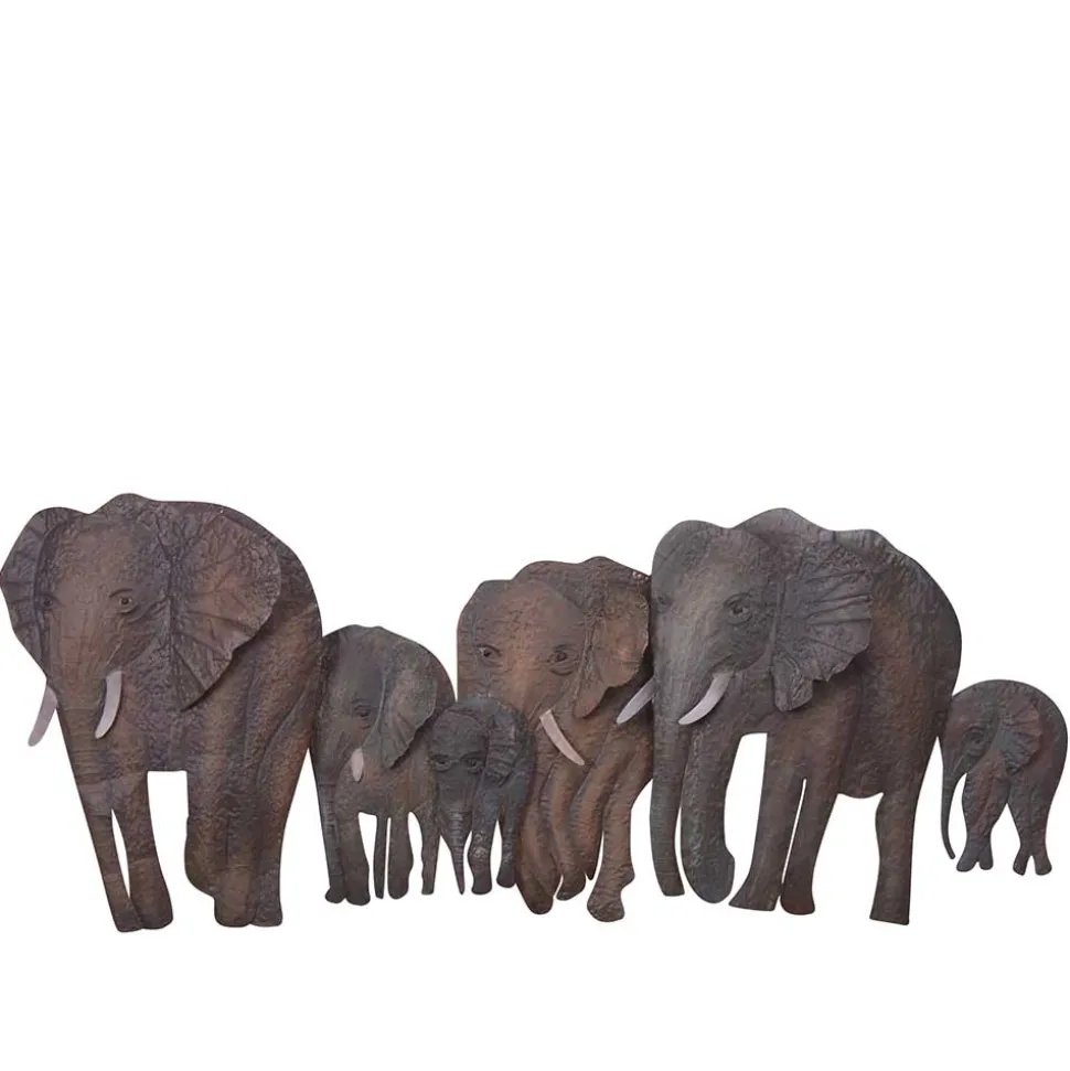 Wanddekoration Ebikon mit Elefanten