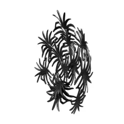 Wanddekoration in Schwarz - Mikene