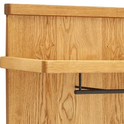 Wandgarderobe aus Balkeneiche Massivholz - Robats