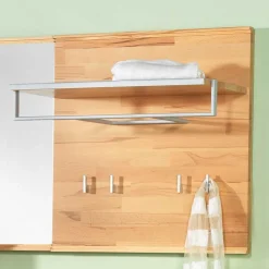 Wandgarderobe Coestra aus Kernbuche Massivholz