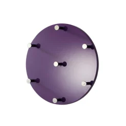 Wandgarderobe Fiona in Brombeerfarben