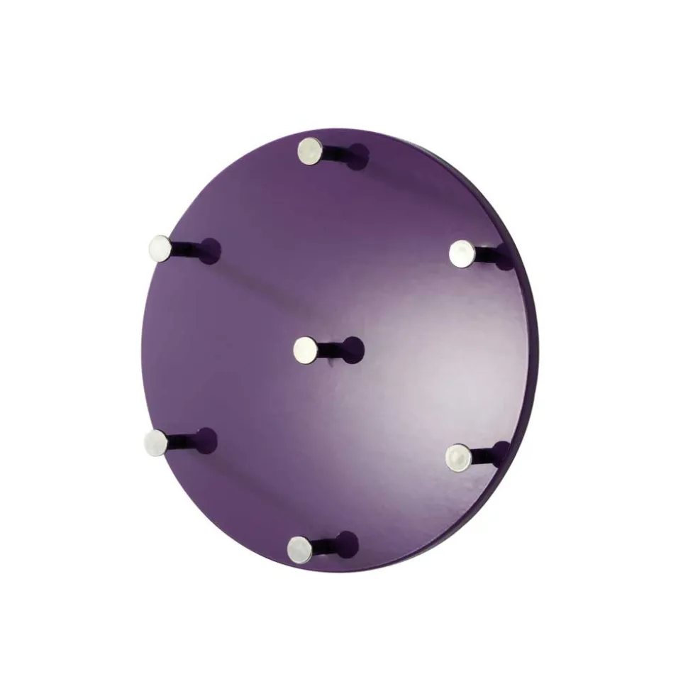 Wandgarderobe Fiona in Brombeerfarben