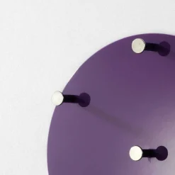 Wandgarderobe Fiona in Brombeerfarben