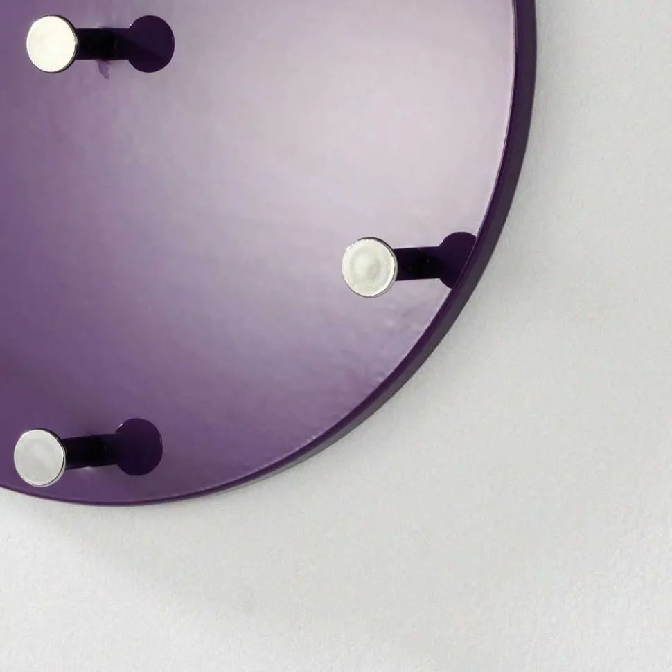 Wandgarderobe Fiona in Brombeerfarben