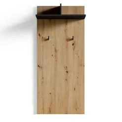 Wandgarderobe in Wildeiche Optik - Noele