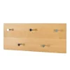 Wandgarderobe mit 5 Haken Loove aus Buchenholz