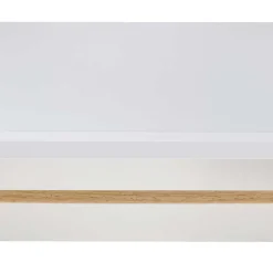 Wandgarderobe mit Ablageboden & Holzstange - Catia