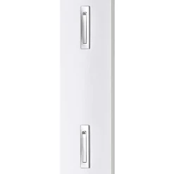 Wandgarderobe Vogona in Weiß Hochglanz