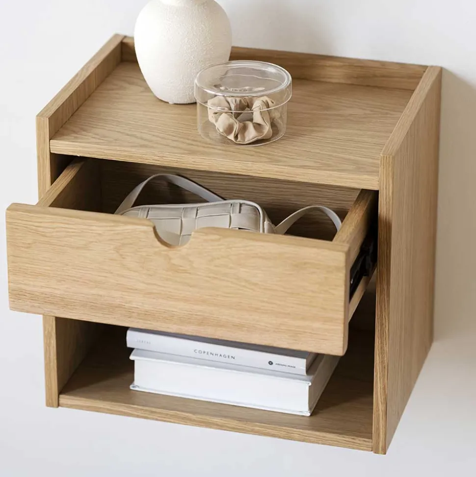 Wandkonsole mit Schublade und Fach - Pastranac