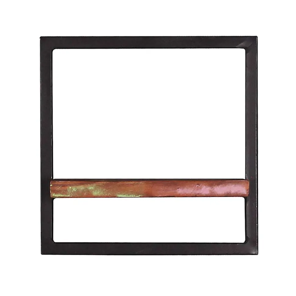 Wandregal aus Recyclingholz & Metall - Jamaica