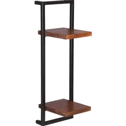 Wandregal Kombination mit Flaschenablagen - Filurina (fünfteilig)