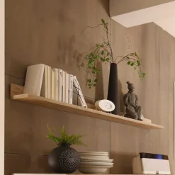 Wandregal Rodonda in Eiche