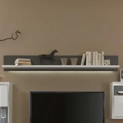 Wandregal Tacroma mit LED Beleuchtung