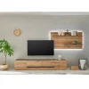 Wandregal-Paneel und TV-Lowboard Set - Colomania (zweiteilig)
