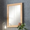 Wandspiegel aus Glas & Eiche Massivholz - Vervesdo