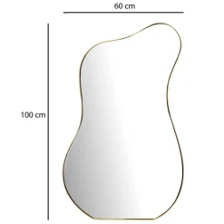 Wandspiegel in organischer Formgebung - Curedo