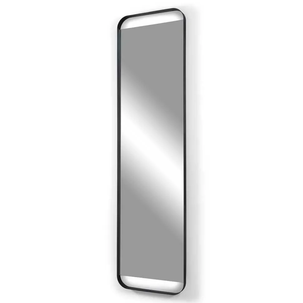 Wandspiegel in Schwarz aus Stahl - Wonbra