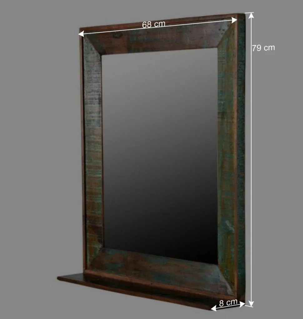 Wandspiegel Jamaica in Bunt lackiert