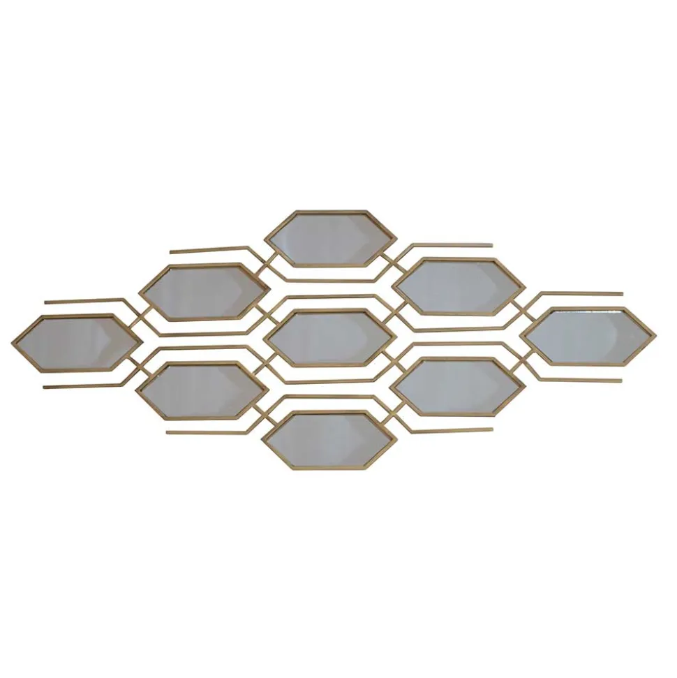 Wandspiegel Lyneka in Gold antik