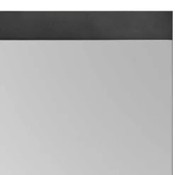 Wandspiegel mit Ablage in Dunkelgrau - Timuras