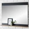 Wandspiegel mit Ablage 92x71x10 cm - Ebrican